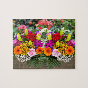 Blumenkasten Blumenpuzzle