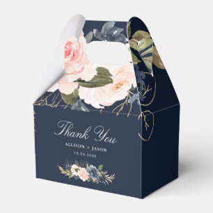 Blumenkasten in der Marine und in der Gastgeschenk Geschenkschachtel