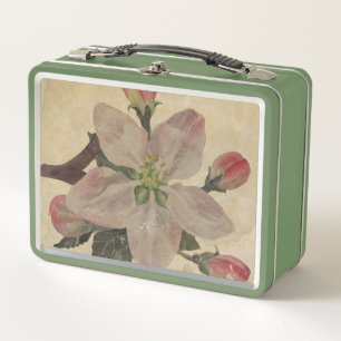 Blumenkästen: Vintage Mittagspause Metall Brotdose