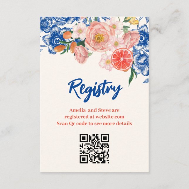 Blumenkatalog Das ist ein weiteres Brautparty Begleitkarte (Vorderseite)