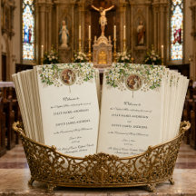 Blumenkatholisches Hochzeitsprogramm