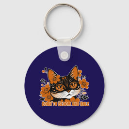 Blumenkatze Schlüsselanhänger