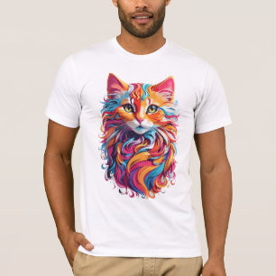 Blumenkatze T-Shirt