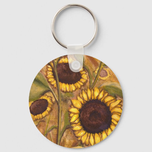 Blumenketten Gelbe Blume Geschenke Schlüsselanhänger (Vorderseite)
