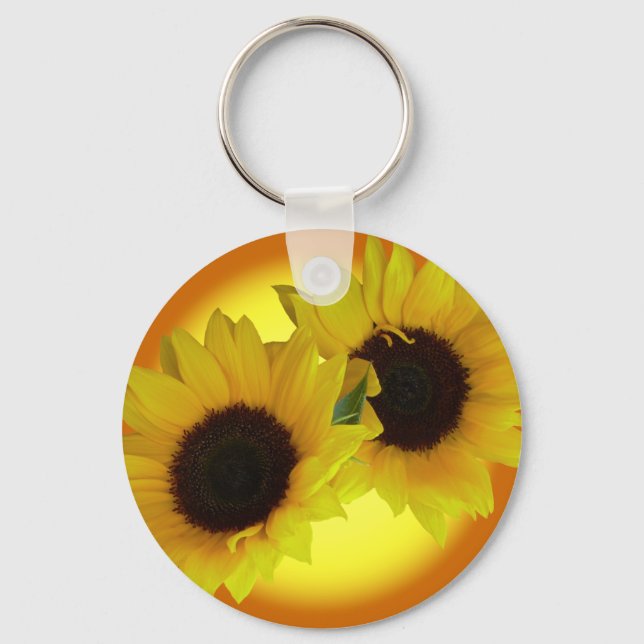 Blumenketten Gelbe Blume Geschenke Schlüsselanhänger (Vorderseite)