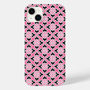 Blumenkimono, rosa, schwarz und weiß Case-Mate iPhone hülle