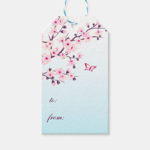 Blumenkirschblüten Geschenkanhänger