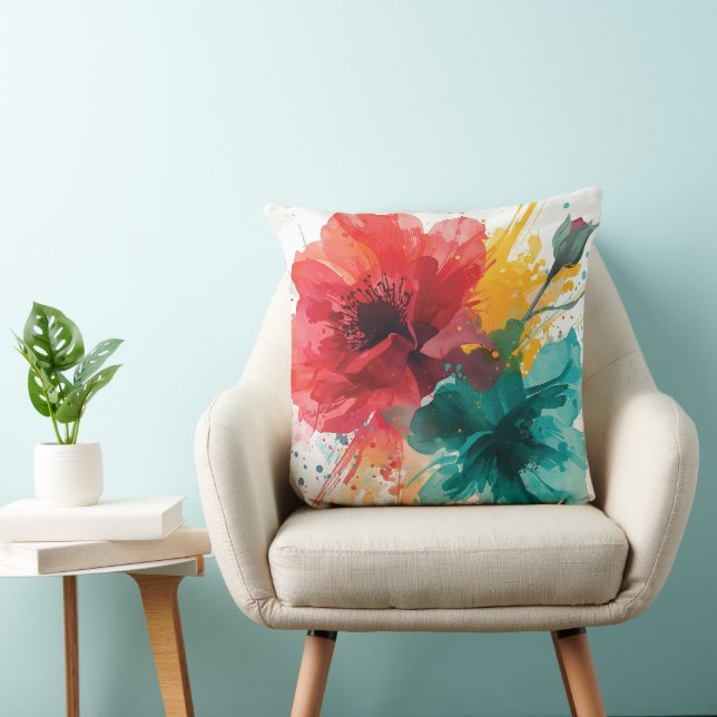 Blumenkissen für modernes Zuhause-Dekor Kissen (Stuhl )