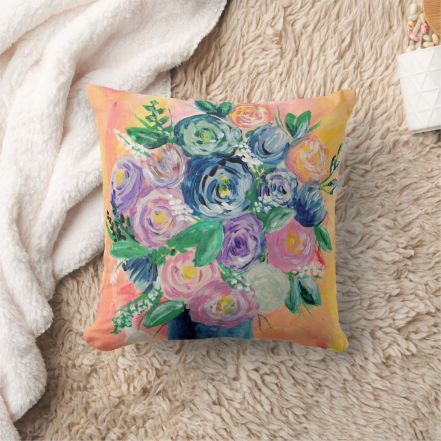 Blumenkissen Kissen (Decke)