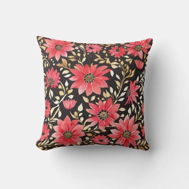 Blumenkissen Kissen (Vorderseite)