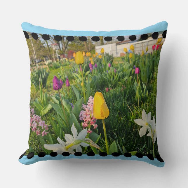 Blumenkissen Kissen (Vorderseite)