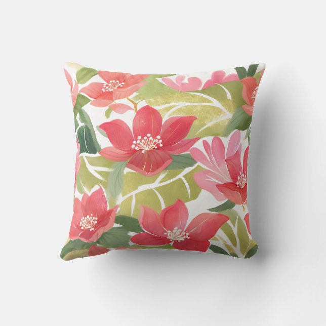 Blumenkissen Kissen (Rückseite)