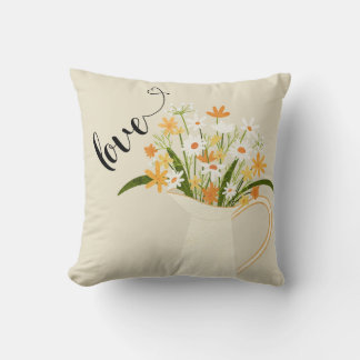 Blumenkissen Liebe Kissen
