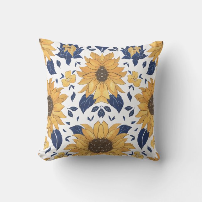 Blumenkissen - Schönes Design für die Blume Cosy H Kissen (Vorderseite)