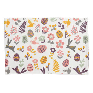Blumenkissenbezug des ostern-Frühlings-Muster-  Kissenbezug