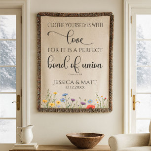 Blumenkleid Bekleidet euch mit Liebe Perfekter Bun Decke