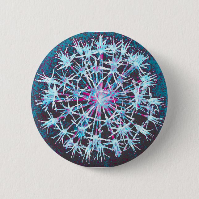 Blumenknopf-Abzeichen Button (Vorderseite)