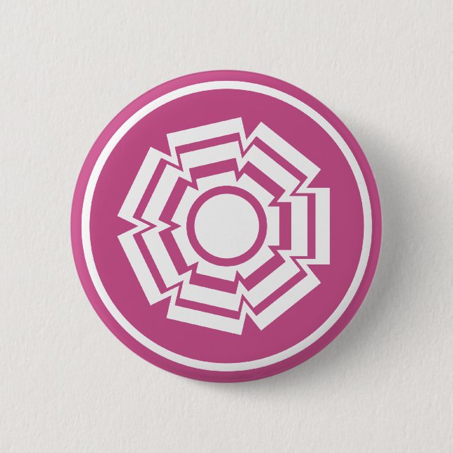 Blumenknöpfe, Magenta Button (Vorderseite)
