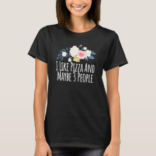 Blumenkohl-Blume, die ich mag Pizza und vielleicht T-Shirt