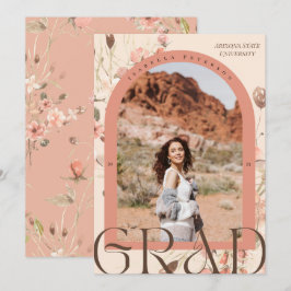 Blumenkohl: Boho Arch Frame Abschluss Foto Ankündigung