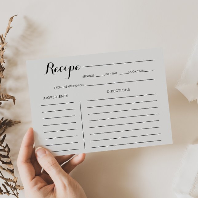 Blumenkohl-Brautparty Rezept-Karte (Von Creator hochgeladen)