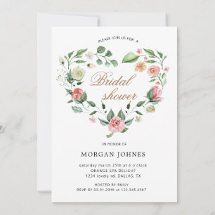 Blumenkohl-Kraut-Bridal-Dusche Einladung