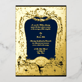 Blumenkohl, Obst, Bird Baroque Rokoko Folieneinladung