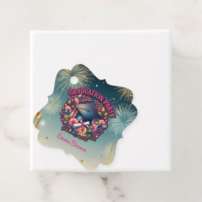 Blumenkohl-Party Geschenkanhänger (Beispiel)