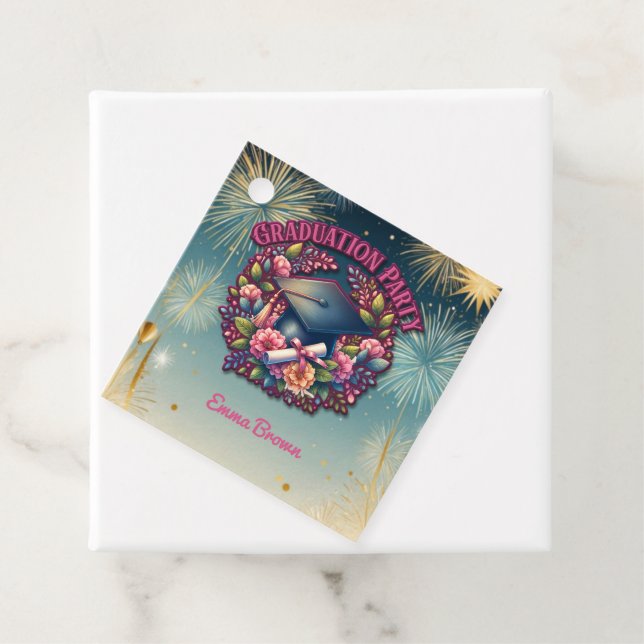 Blumenkohl-Party Geschenkanhänger (Beispiel)