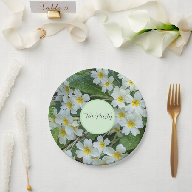 Blumenkohl-Party Pappteller (Hochzeit)