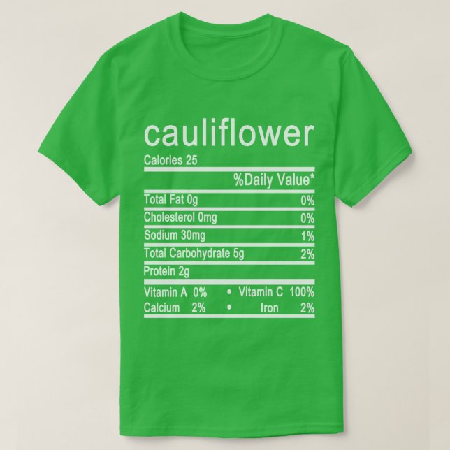 Blumenkohl T-Shirt (Design vorne)