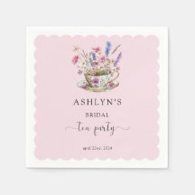 Blumenkohl Tee Party Papier Napkins Brautparty