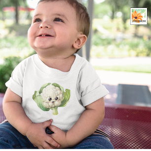 Blumenkohl-veganes Babyoutfit Baby Strampler