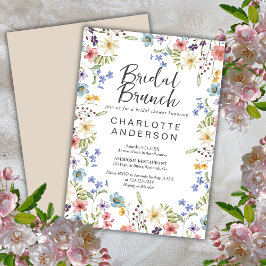 Blumenkohl-Wildblume Brautparty Bridal Brunch Einladung