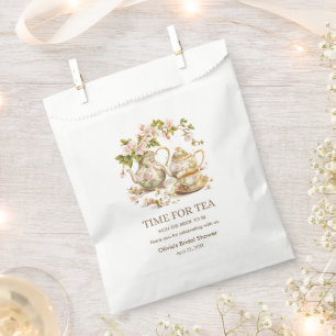 Blumenkohl-Zeit für Tee-Brautparty Geschenktütchen