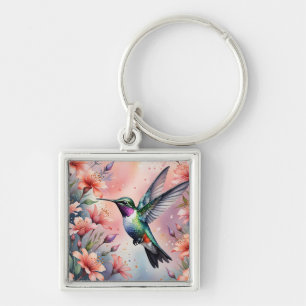 Blumenkolibri-Schlüsselanhänger Schlüsselanhänger