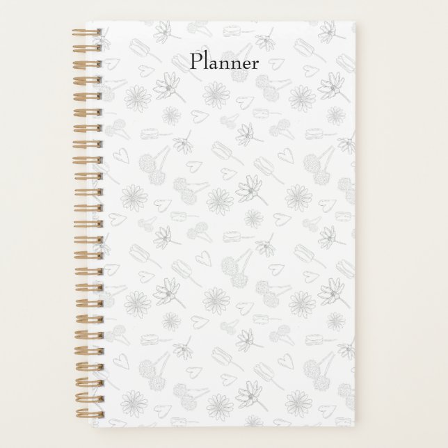 Blumenkontur-Planer Planer (Vorderseite)