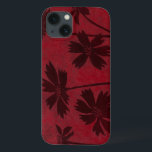BlumenkopfSilhouetten über den Hintergrund der Kri Case-Mate iPhone Hülle<br><div class="desc">Blumenkopfgemälde sind in diesem zeitgenössischen botanischen Gemälde ein Set vor einem Hintergrund,  der durch eine Verkrüstung geprägt ist. Das tiefe Rot der Kulisse dient als großartiger Akzent für die in diesem Stück dargestellten Blumenschatten.</div>