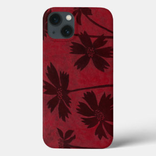 BlumenkopfSilhouetten über den Hintergrund der Kri Case-Mate iPhone Hülle