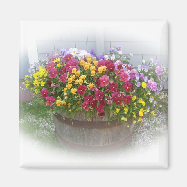 Blumenkorb Magnet (Vorne)