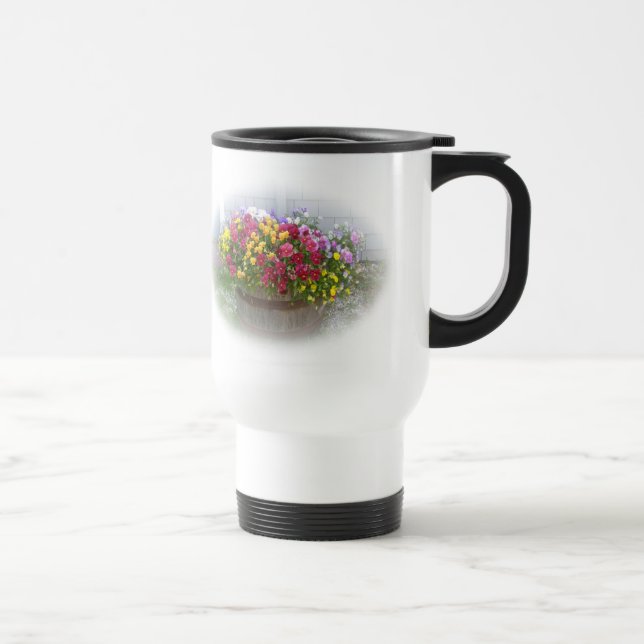 Blumenkorb Reisebecher (Rechts)