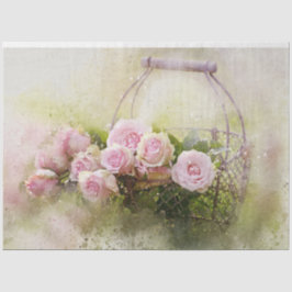 Blumenkörbe - Papiertücher Seidenpapier