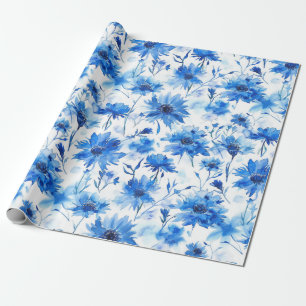 Blumenkornblume Typ Blau Blume Geschenkpapier