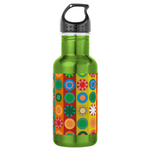 Blumenkraft in Reihen Edelstahlflasche