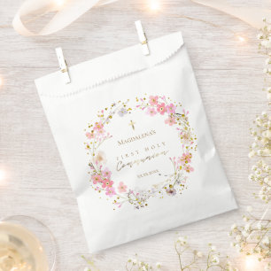 Blumenkranz Erste Heilige Kommune Geschenktütchen