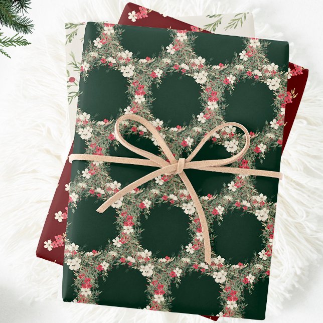 Blumenkranz Geschenkpapier Set (Von Creator hochgeladen)