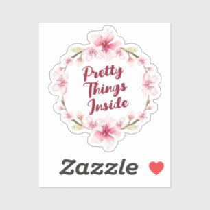 Blumenkranz Hübsche Dinge im Geschäft Aufkleber