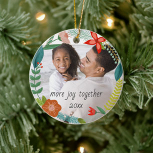 Blumenkranz   Vollständiges Foto   Feiertage Keramik Ornament