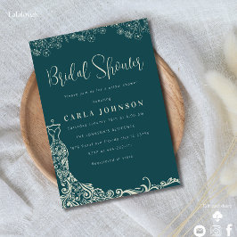 Blumenkraut-Brautparty Einladung