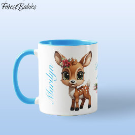 Blumenkraut, Fawn, 🦌 Hirsch 🎄 Liebe Tasse